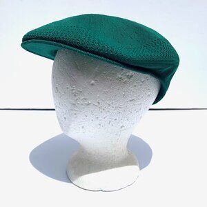 Vintage 90’s Kangol Tropic 502 Ventair Flat Cap in Green Sz L/XL